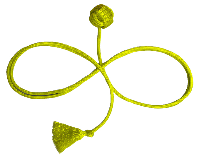 FireToys - Practice Rope Dart with 65mm monkeyfist 3.6m - Yellow